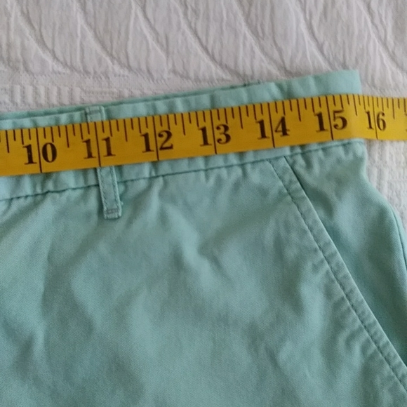 Gap Cotton Short Shortie Shorts 4 Bright Seafoam - Picture 14 of 16